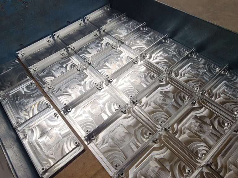 Machined aluminum parts